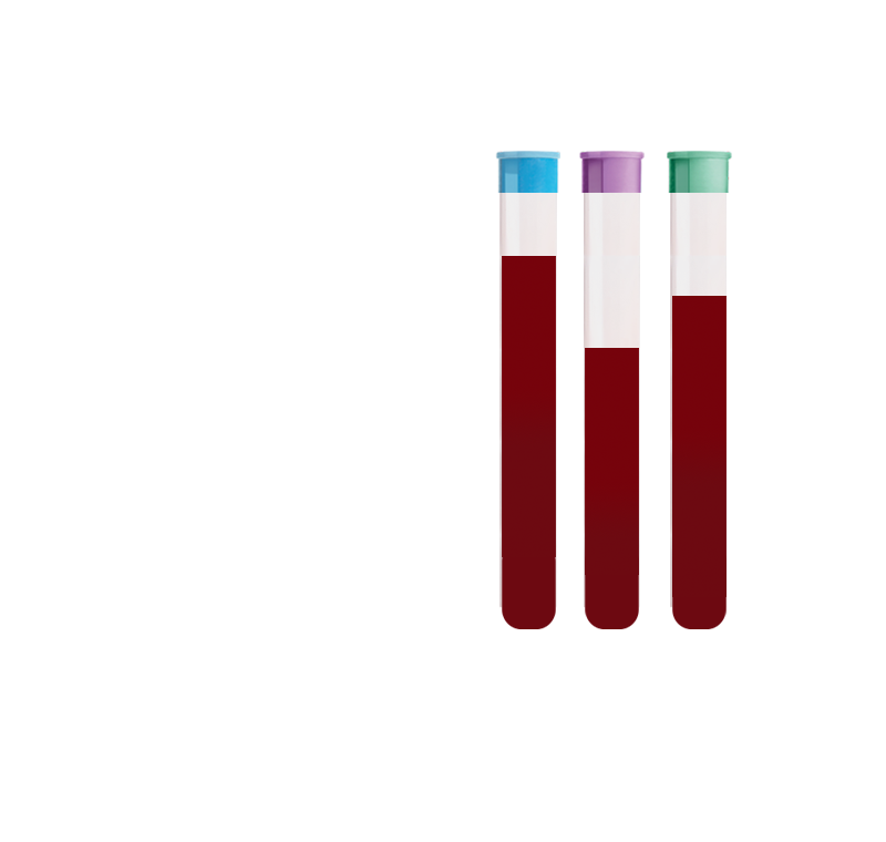 blood vials collected at Affinity Med Screens in Ellijay GA cancer testing center